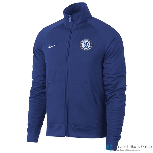 Chelsea Sweatjacken 2017-18 Blau Fussballtrikots Günstig